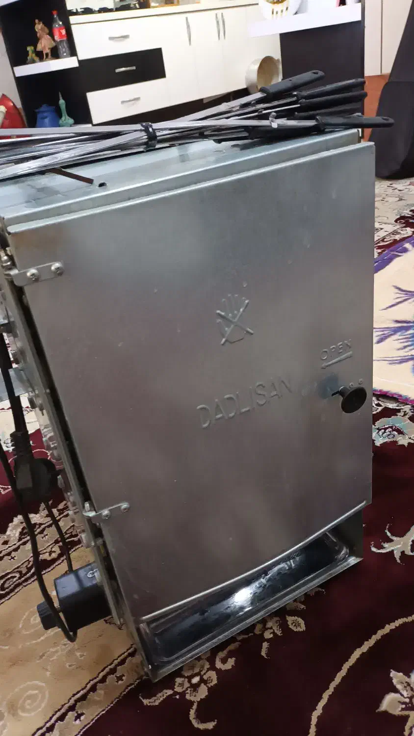 یک کباب پز گازی متور چرخان ۲۸ سیخ|اجاق گاز و لوازم برقی پختوپز|گرگان, |دیوار