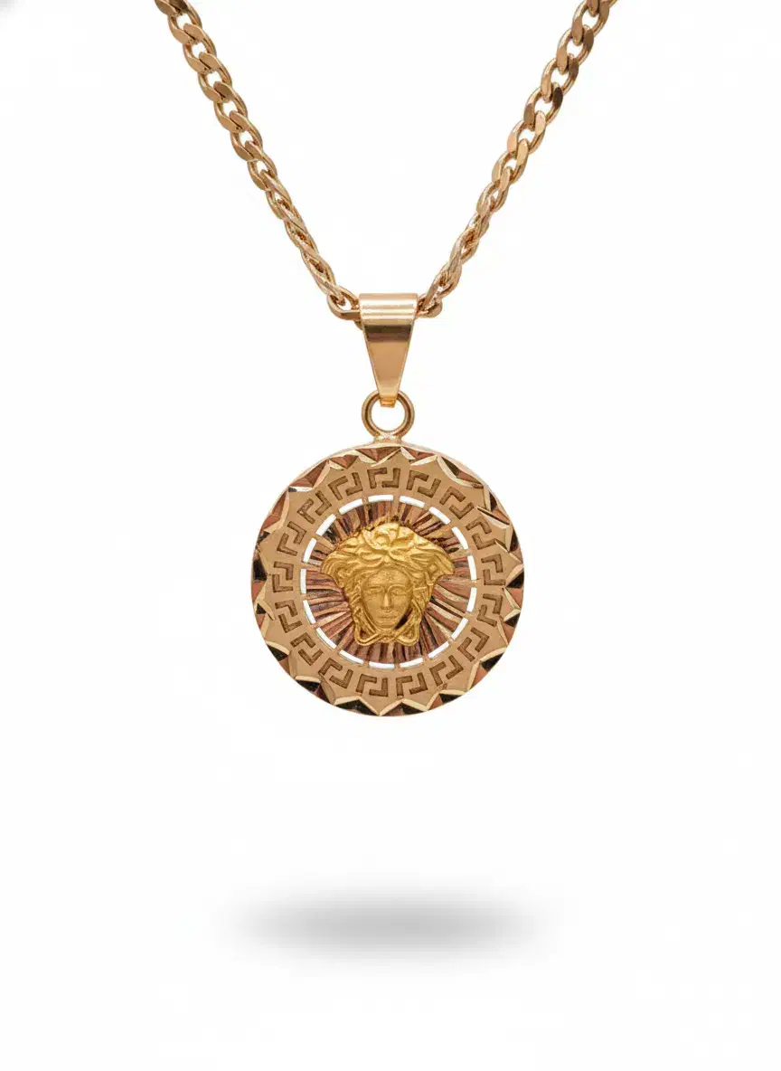 نیم ست طلا به همراه پلاک فقط ۸.۵٪|جواهرات|رشت, بازار|دیوار