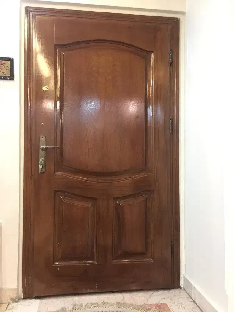 درب چوبی ورودی واحد آپارتمان|مصالح و تجهیزات ساختمان|تهران, هروی|دیوار