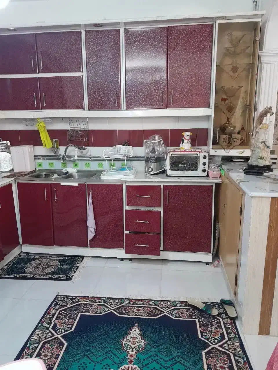 کابینت آشپزخانه و هود سینک ظرف شویی|هود|خنداب, |دیوار