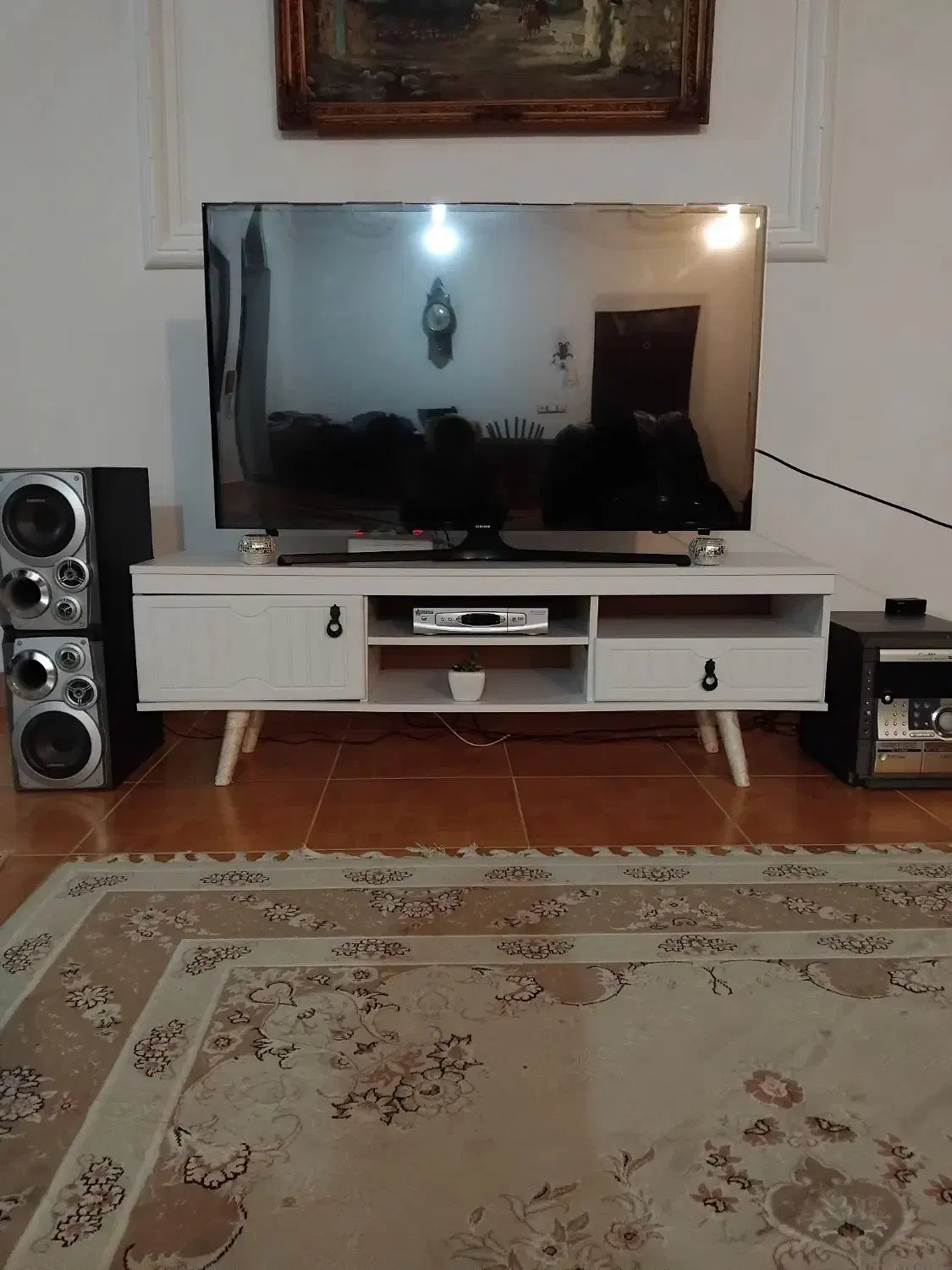 میزتلوزیون سفید|میز تلویزیون|رشت, دخانیات|دیوار