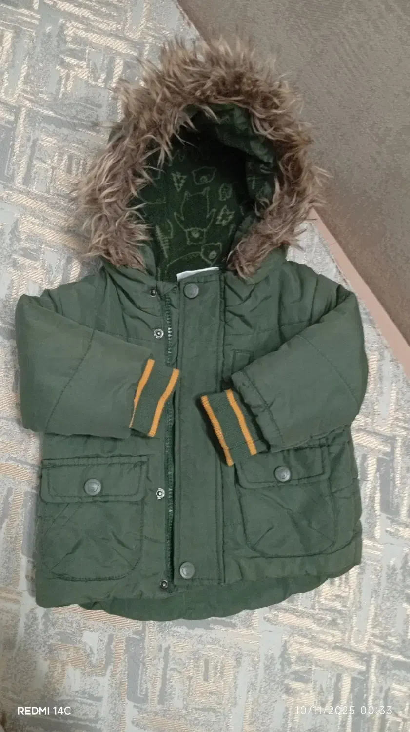 کاپشن بچه گانه خارجی سایز 6ماه تا یکسال کاملا سالم|کفش و لباس بچه|باقرشهر, |دیوار