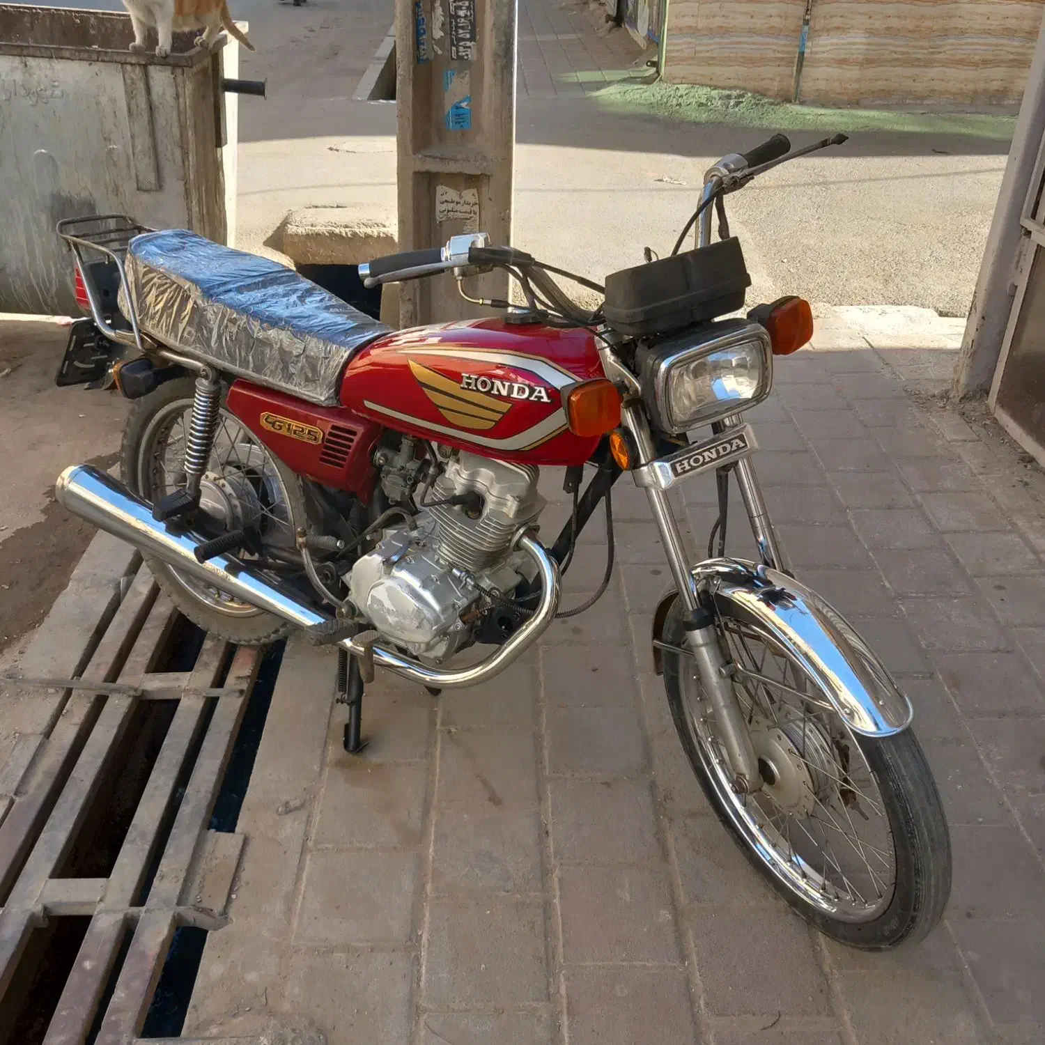 موتور سیکلت مزایده مدل 90|موتورسیکلت|بهارستان, |دیوار