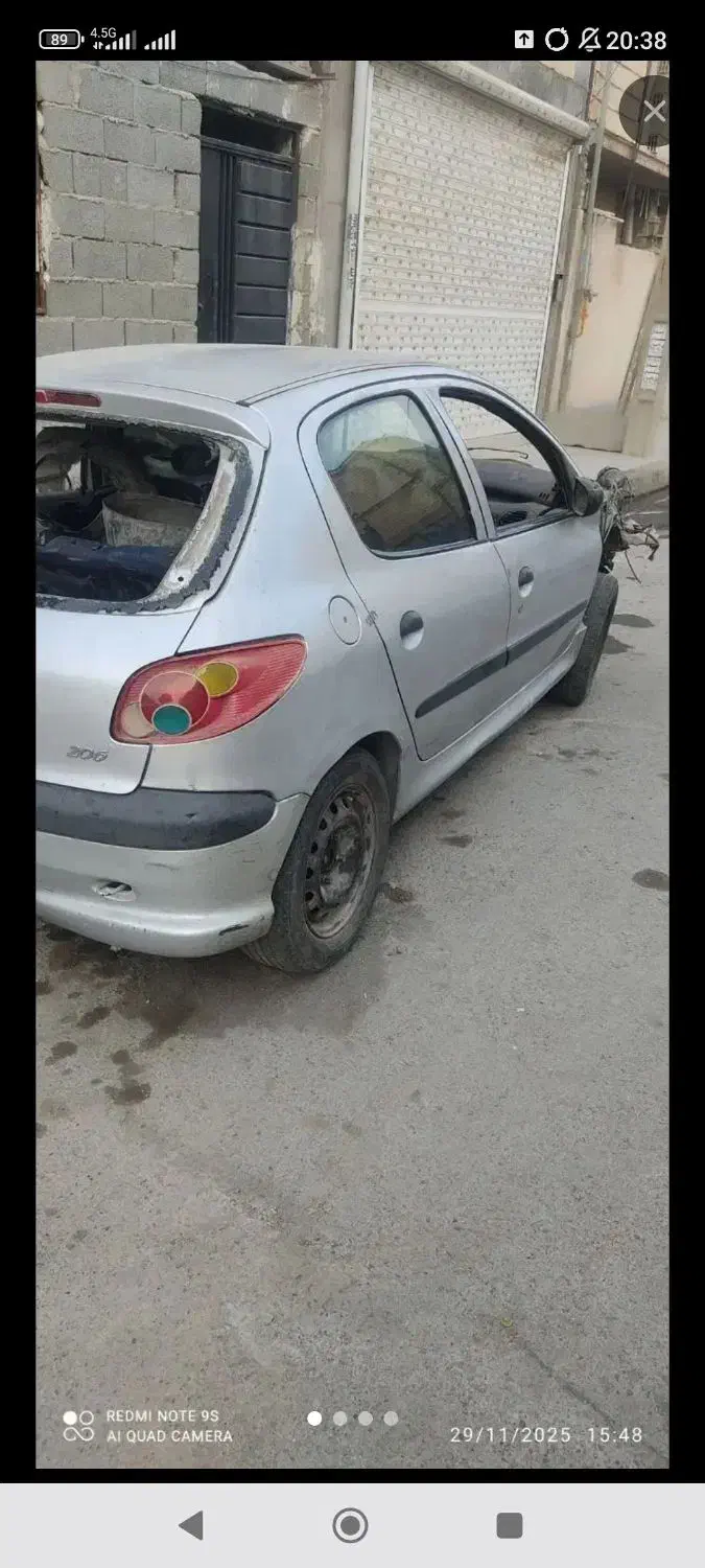 206تیپ2تصادفی|خودرو سواری و وانت|گنبد کاووس, |دیوار