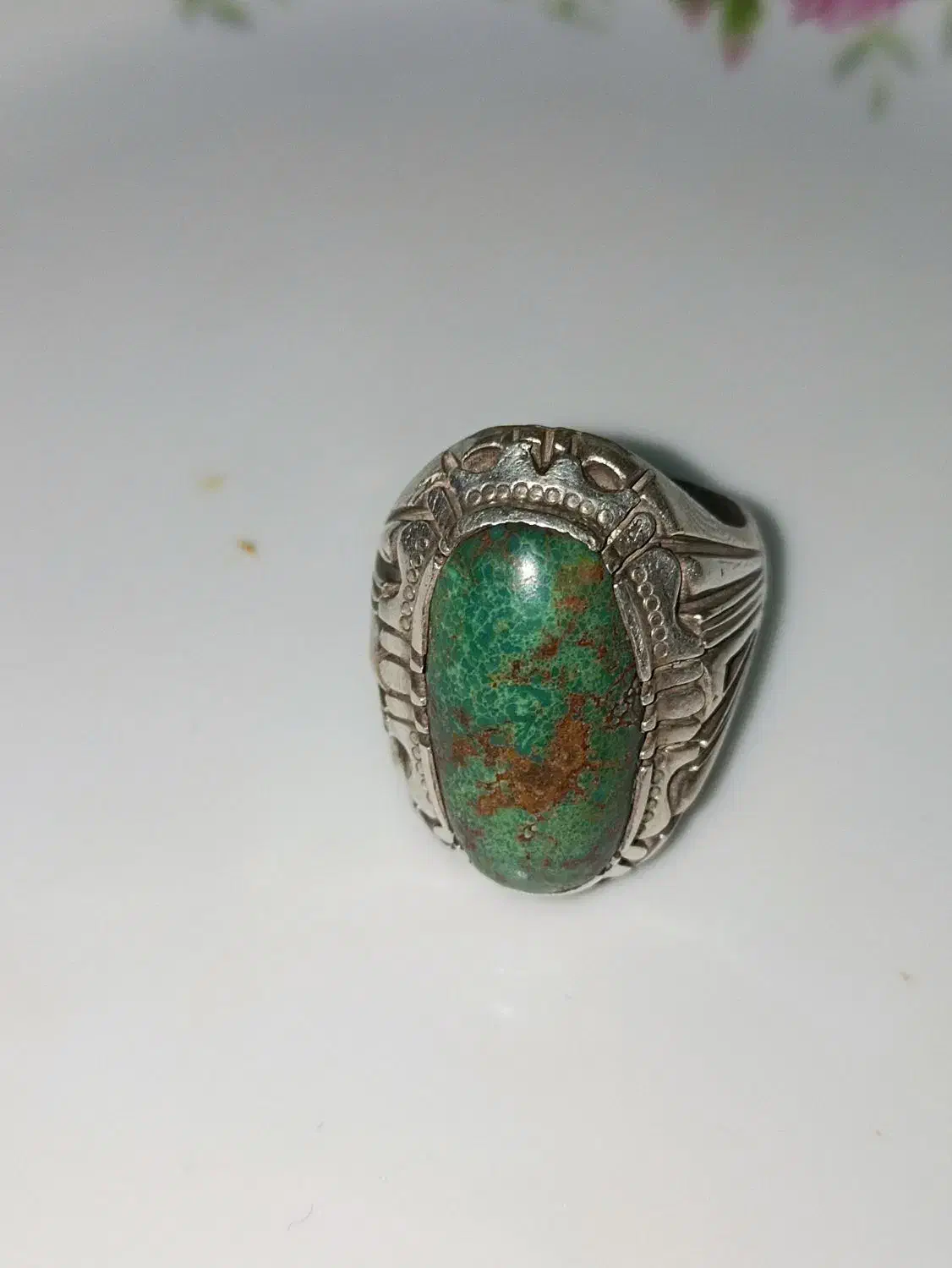 انگشتر نقره فیروزه|جواهرات|قم, زنبیل آباد|دیوار