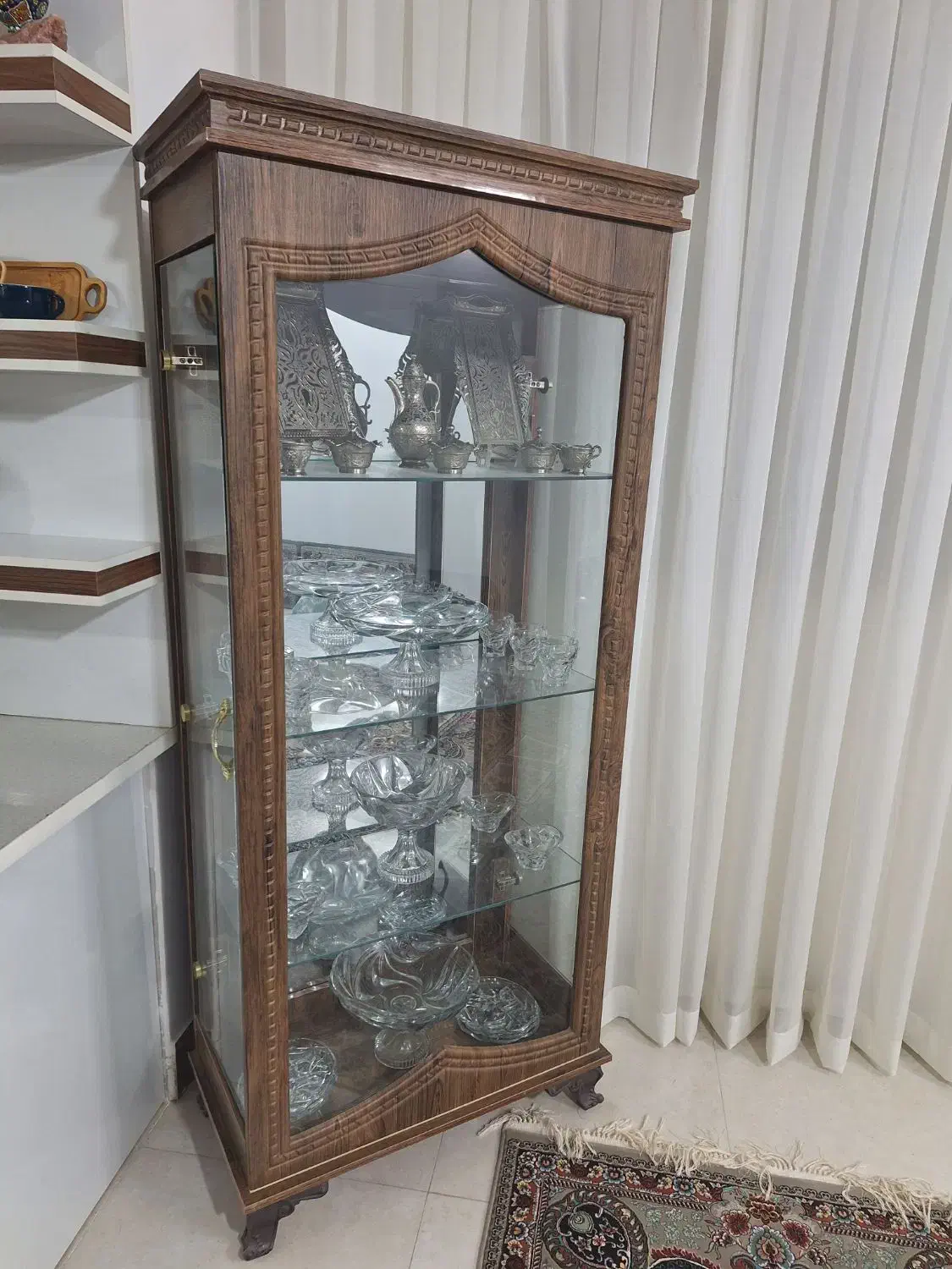 ساعت شب نما،تابلو ،بوفه و سرویس کریستال داخلش|ساعت دیواری و تزئینی|سبزوار, توحیدشهر|دیوار