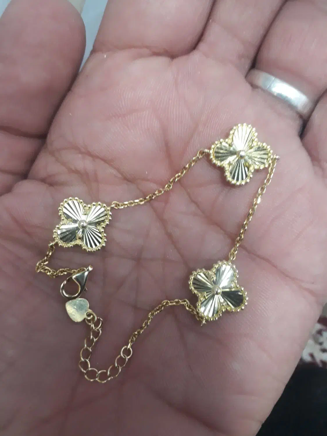 دستبند نقره خارجی اب طلا زرد|جواهرات|مشهد, عیدگاه|دیوار