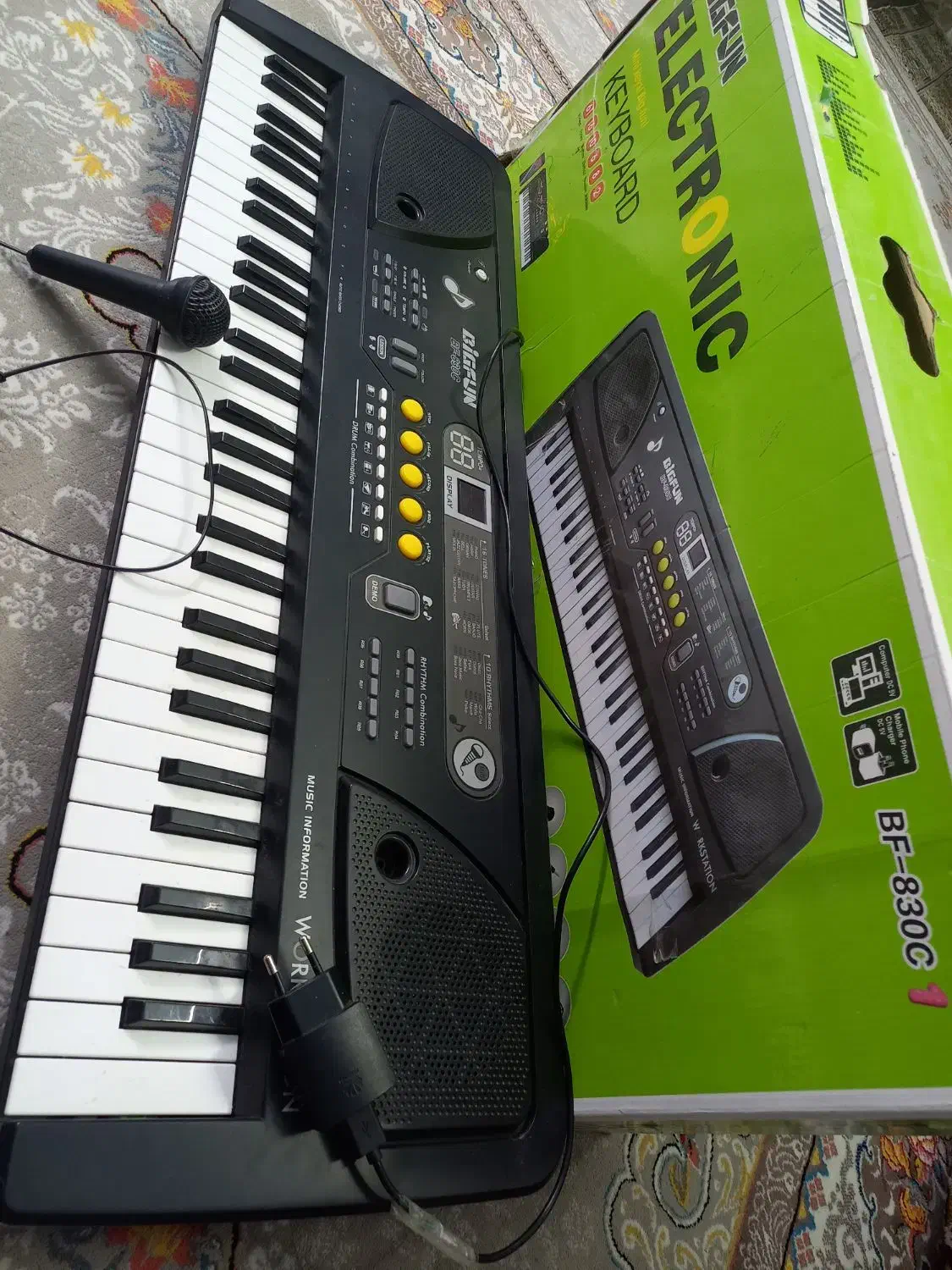 ارگ BiGfunمدل 830C|پیانو، کیبورد، آکاردئون|بجنورد, |دیوار