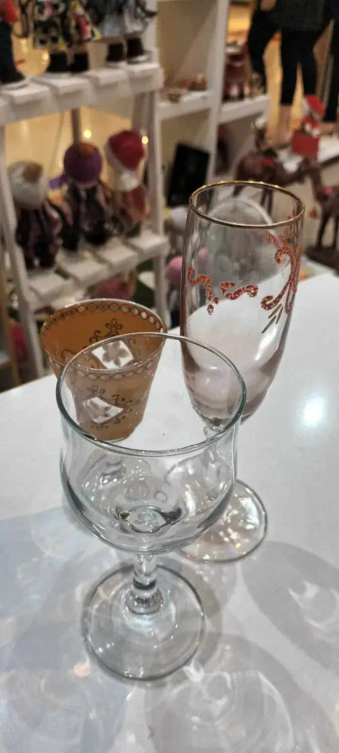 سه مدل گیلاس خوری|ظروف سرو و پذیرایی|اردبیل, |دیوار