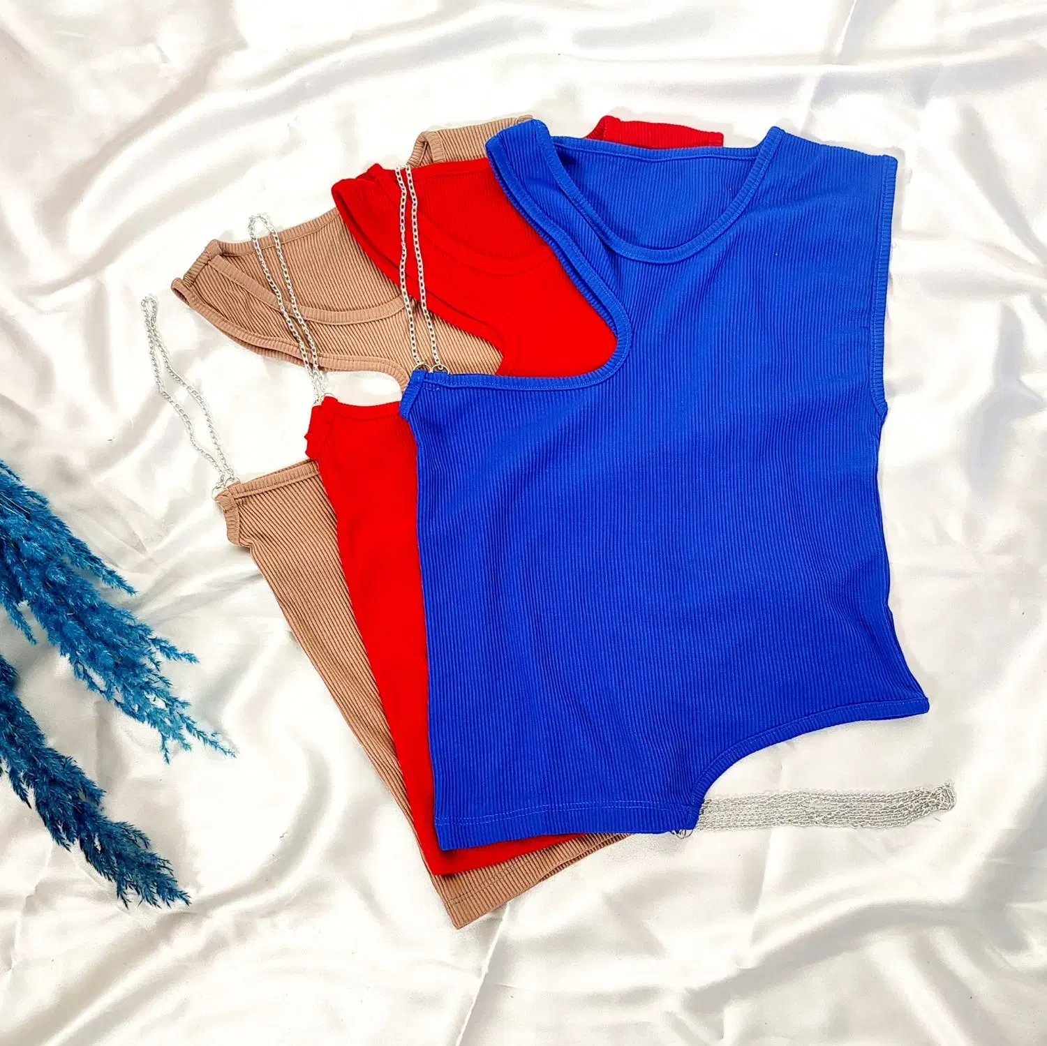 کراپ زنجیر دار زنانه|لباس|بافق, |دیوار