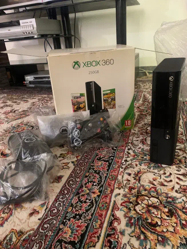 Xbox360 super slim( جیتگ)|کنسول، بازی ویدئویی و آنلاین|رشت, صفاری|دیوار