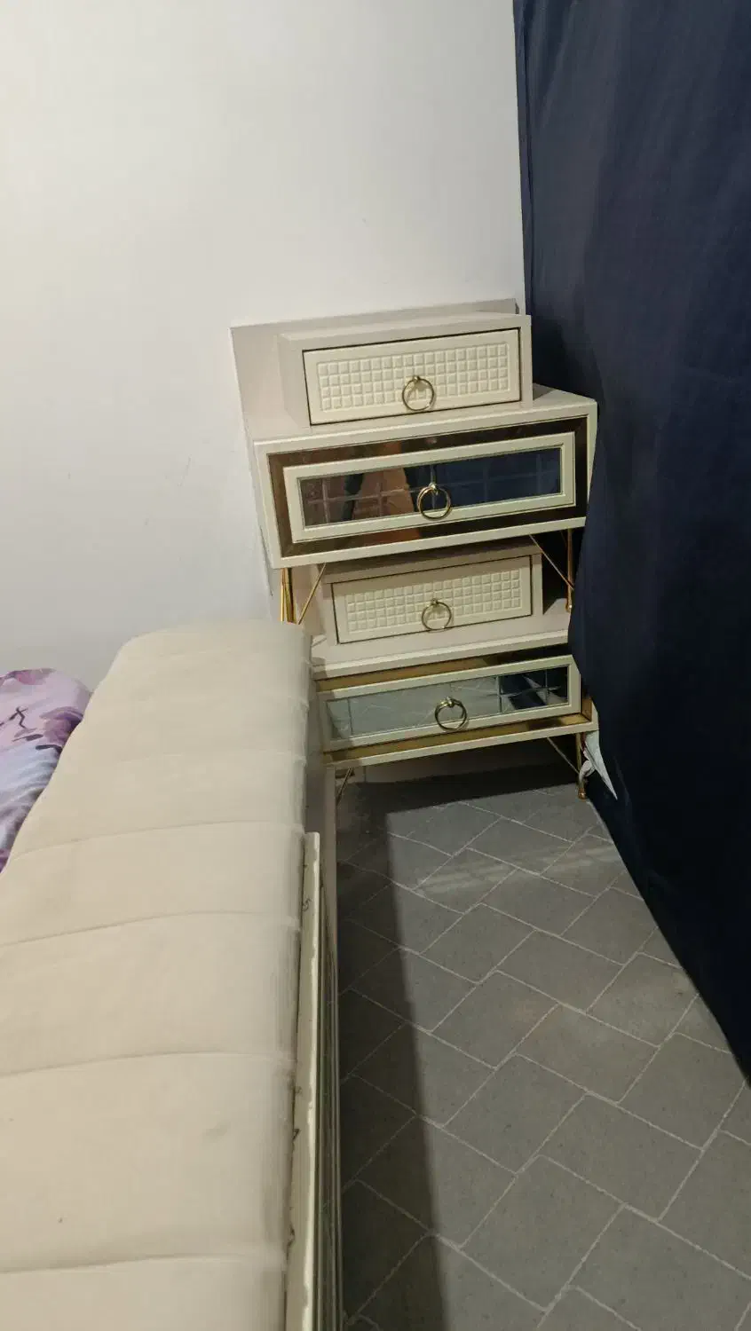 تخت خواب دونفره نو نو|تخت و سرویس خواب|کوهدشت, |دیوار