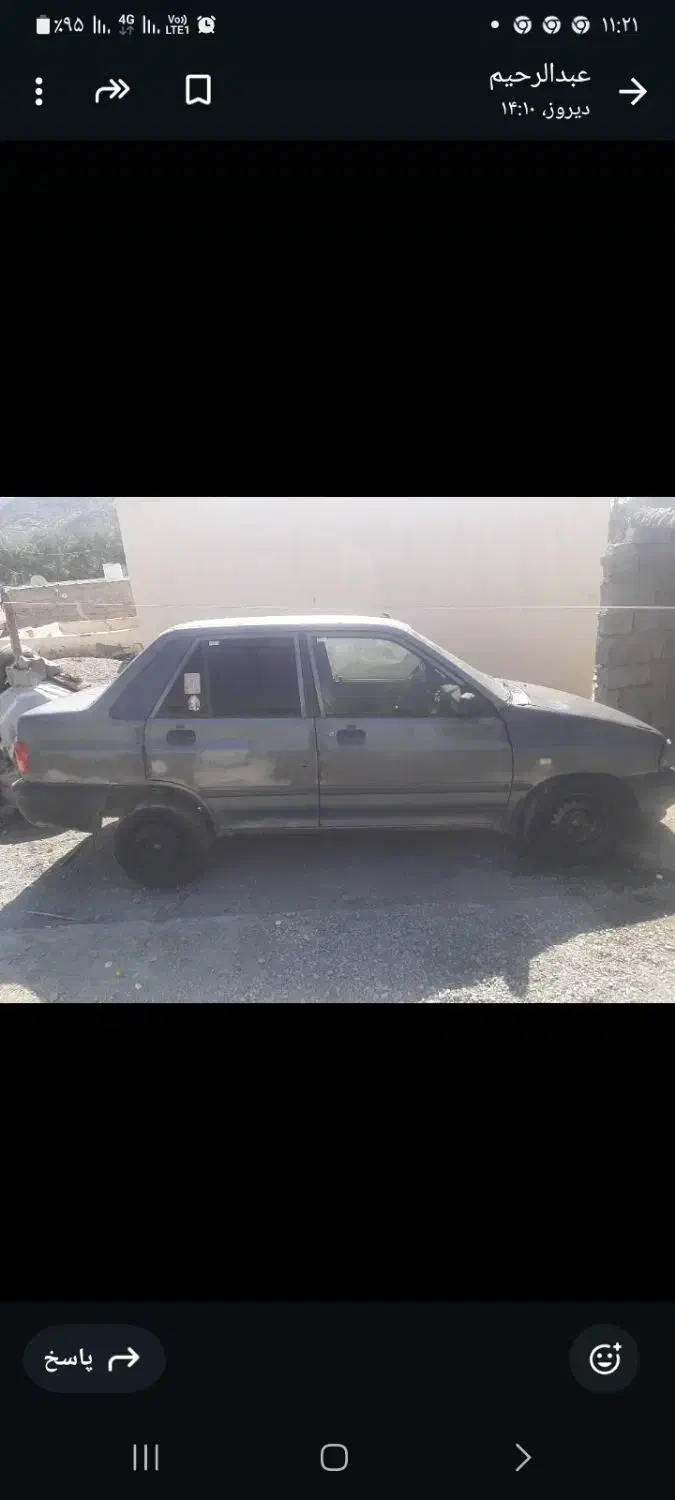 ماشین پراید مدل۹۰فروشی|خودرو سواری و وانت|بنت, |دیوار