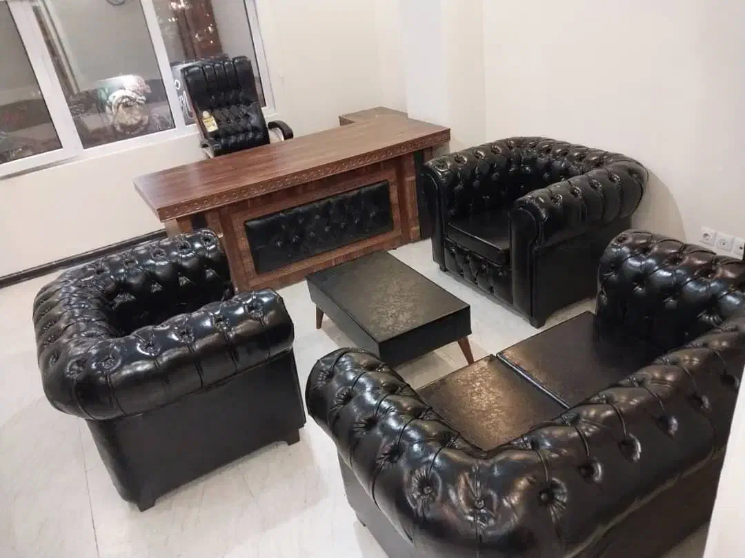 مبل نیم ست دفتری میز مدیریت سون صندلی اداری|دفتر کار|هشتگرد, شهرک سهیلیه|دیوار