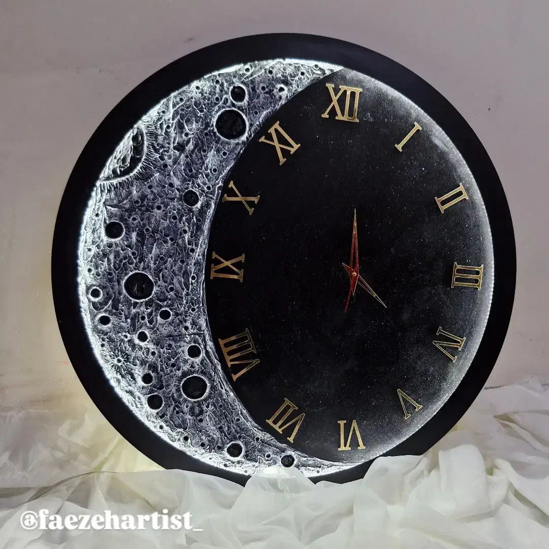 ساعت حلال ماه|ساعت دیواری و تزئینی|اسلامآباد غرب, |دیوار