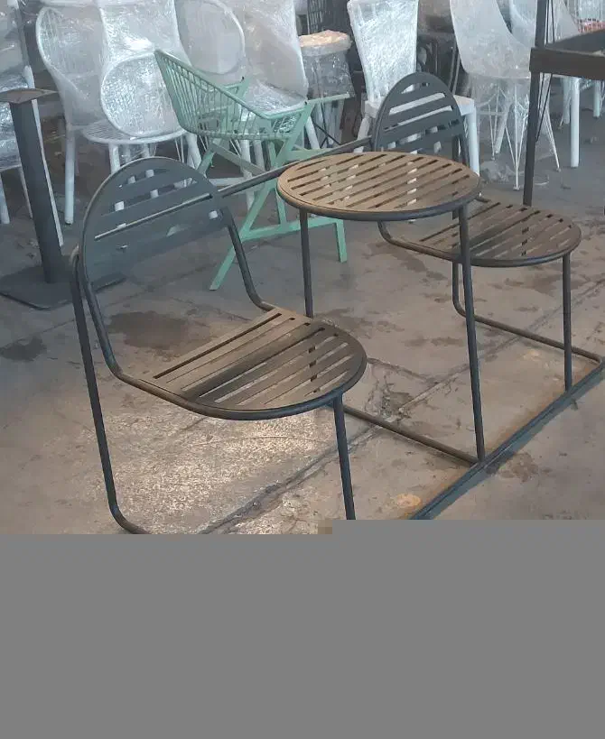 صندلی میز کافه ویلا رستوران ست دونفره بالکن تراس|میز و صندلی غذاخوری|ری, علایین|دیوار