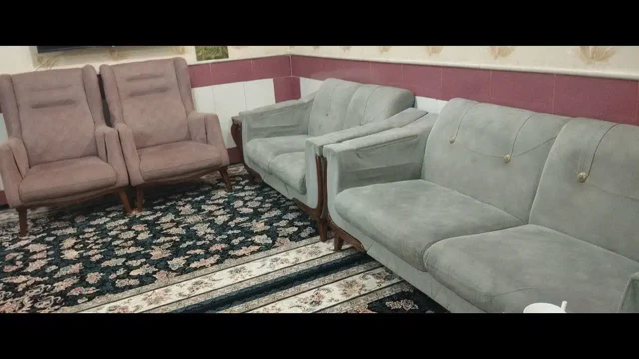 یک دست مبل هفت نفره سالم|مبلمان خانگی و میز عسلی|قم, ولیعصر|دیوار