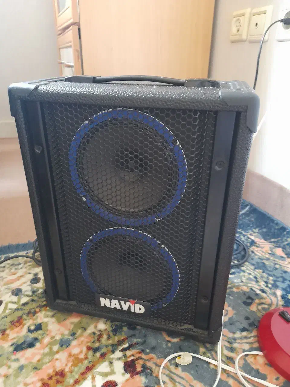 اکو نویدالکترونیک + میکروفون اکو چنگ+پایه میکروفون|سیستم صوتی خانگی|قم, چهار امامزاده|دیوار