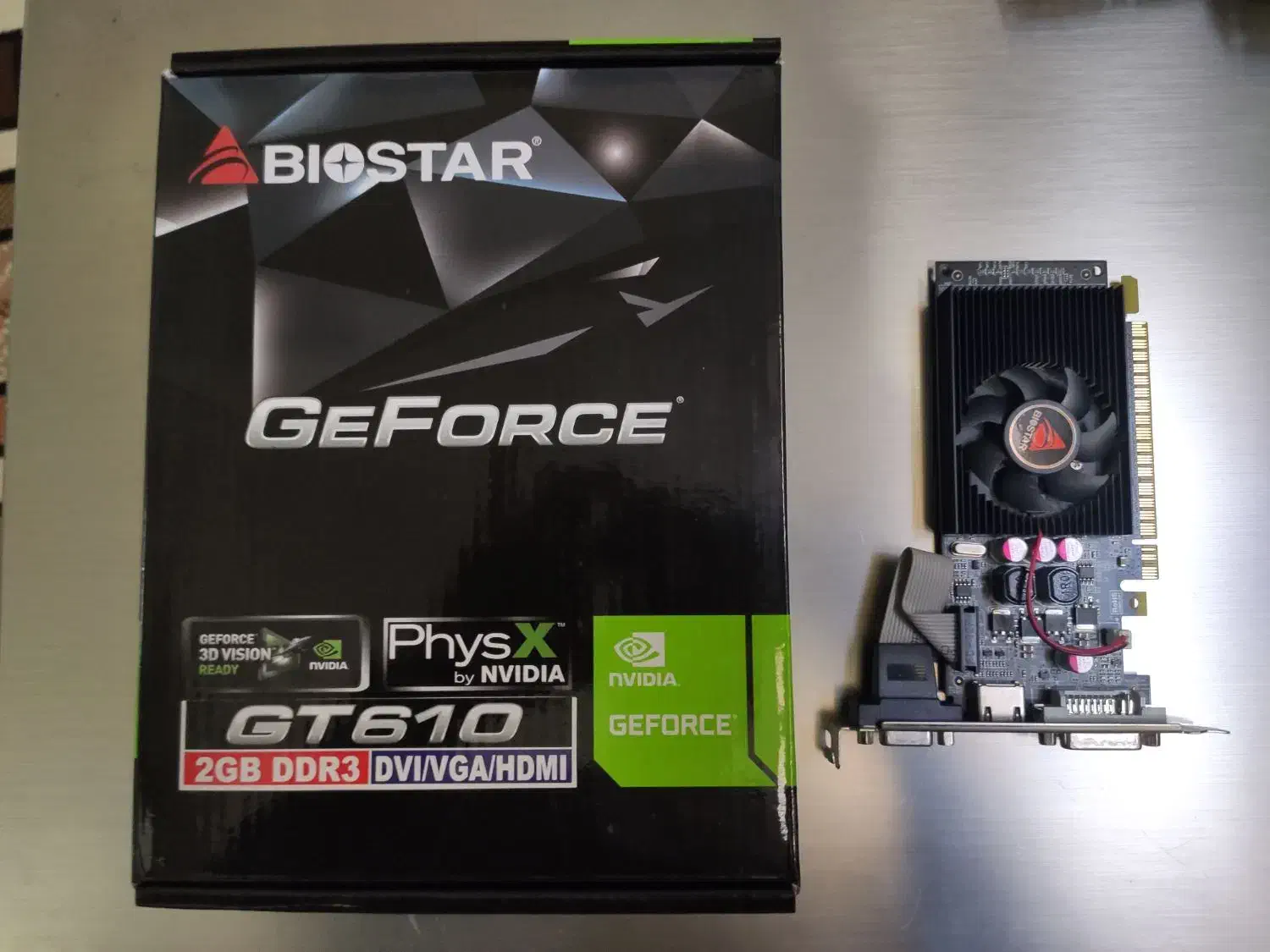 کارت گرافیک Geforce Nvidia GT 610 2gig|قطعات و لوازم جانبی رایانه|برازجان, |دیوار