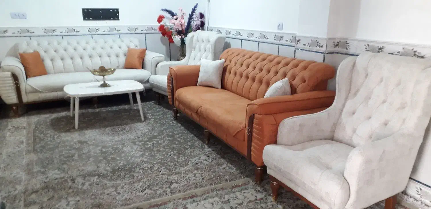 مبلمان ۹نفره|مبلمان خانگی و میز عسلی|اقبالیه, |دیوار