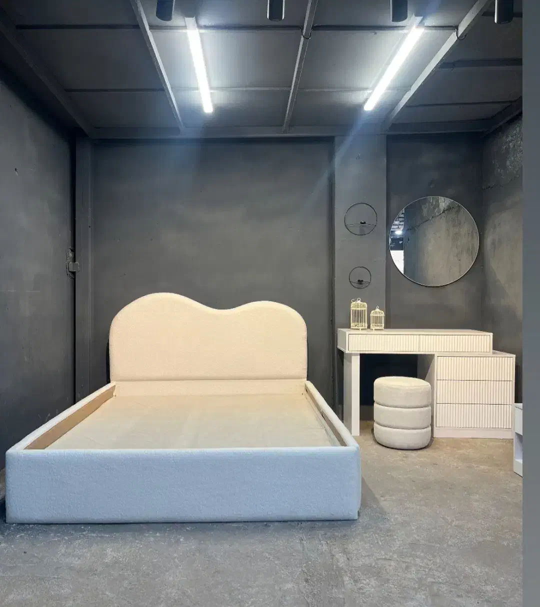 سرویس خواب لمسه دیاموند تخت 1نفره تختخواب دونفره|تخت و سرویس خواب|شیراز, شهرک فرزانگان|دیوار