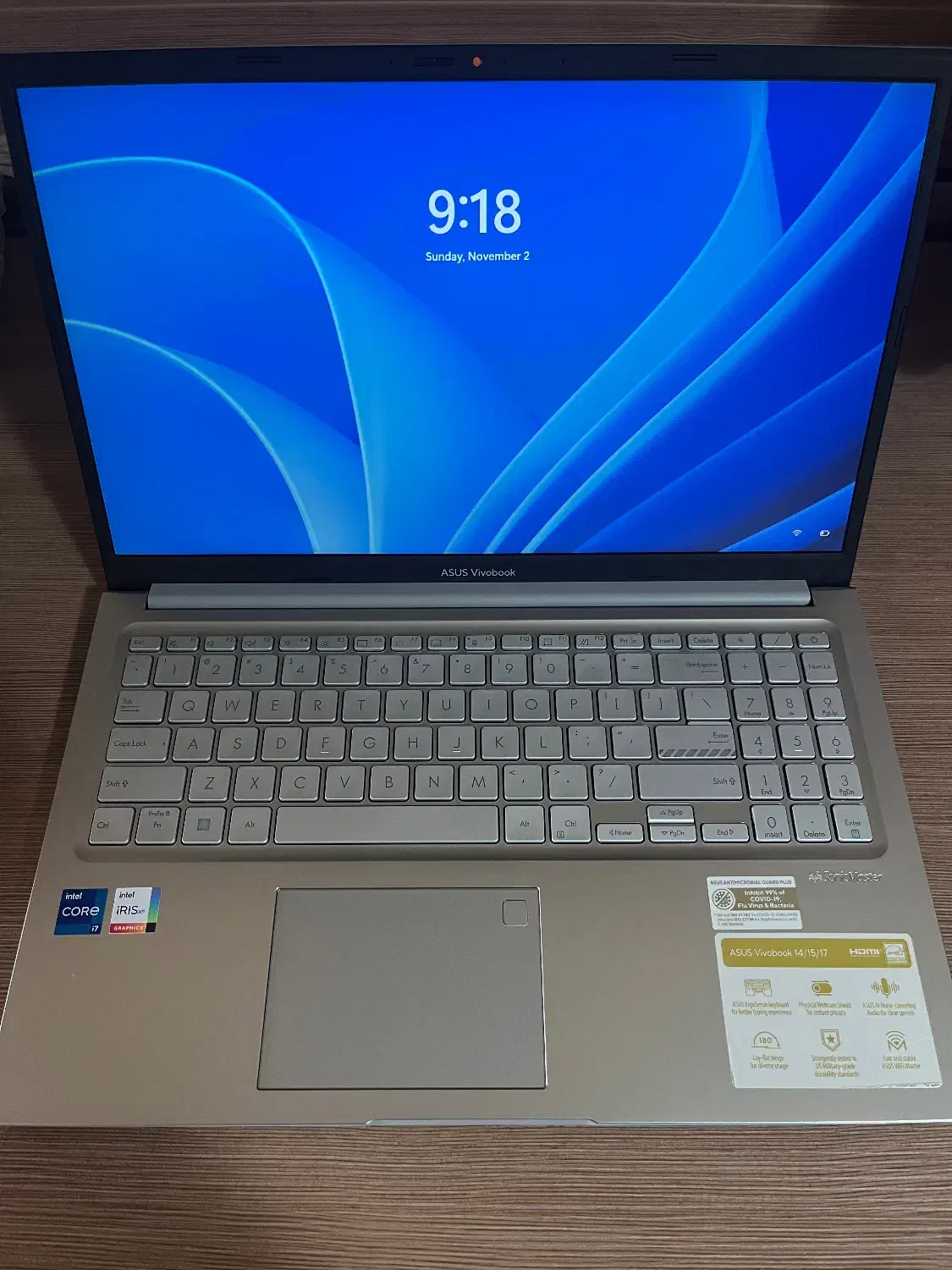 لپ تاپ 15 ایسوس ویووبوک|رایانه همراه|هشتگرد, هشتگرد قدیم|دیوار