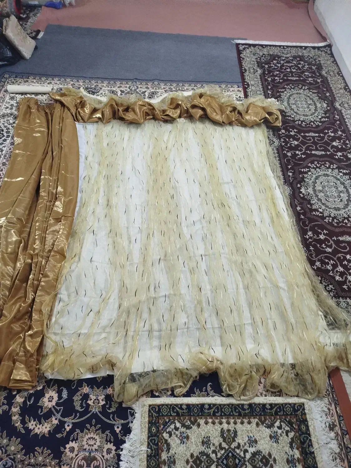پرده ۴تیکه آشپزخانه|پرده، رانر، رومیزی|گرگان, |دیوار