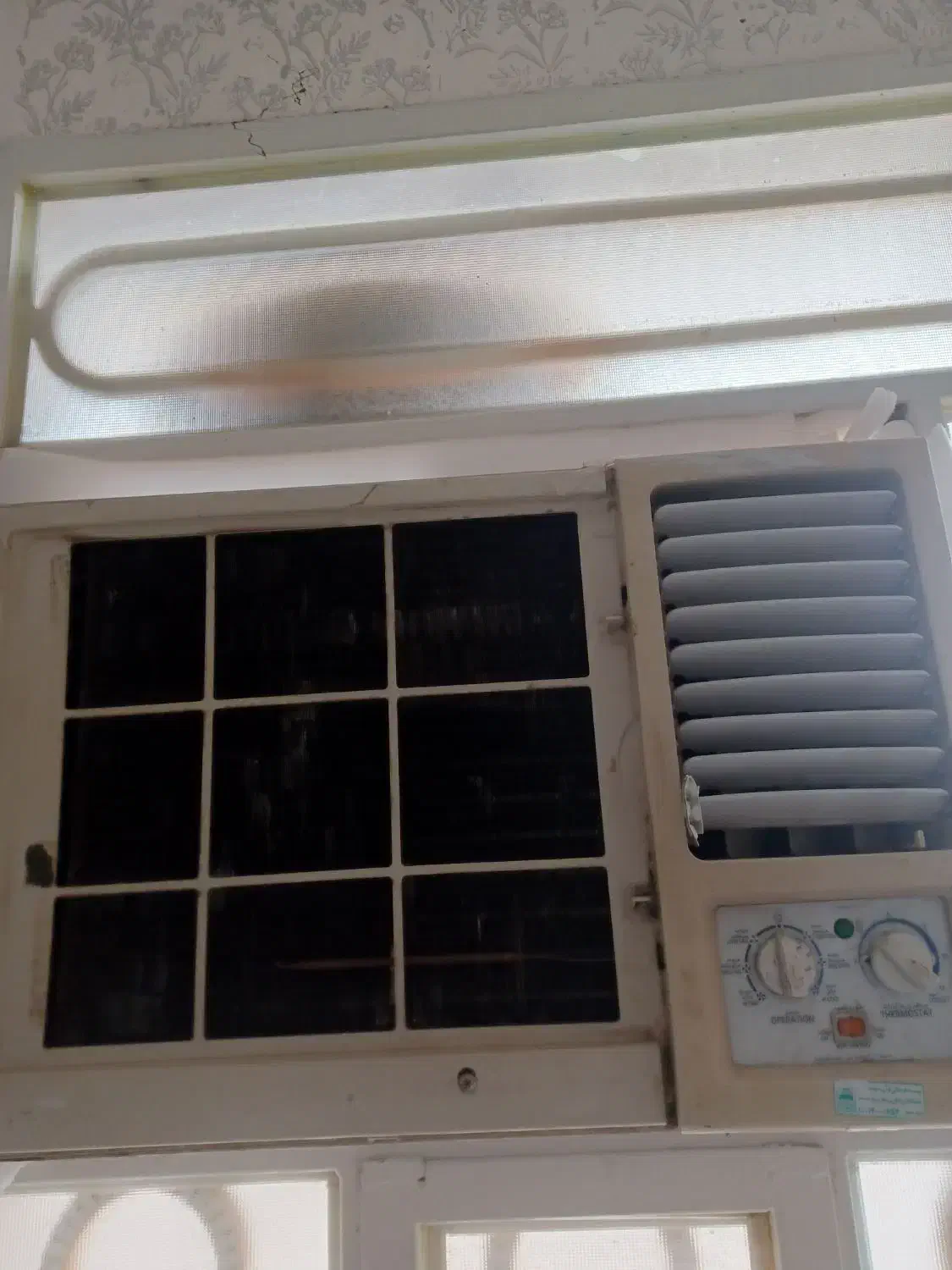 کولر پنجره ای موتور بزرگ سرخ پوستی امریکایی|کولر گازی و فن‌کوئل|شوشتر, |دیوار