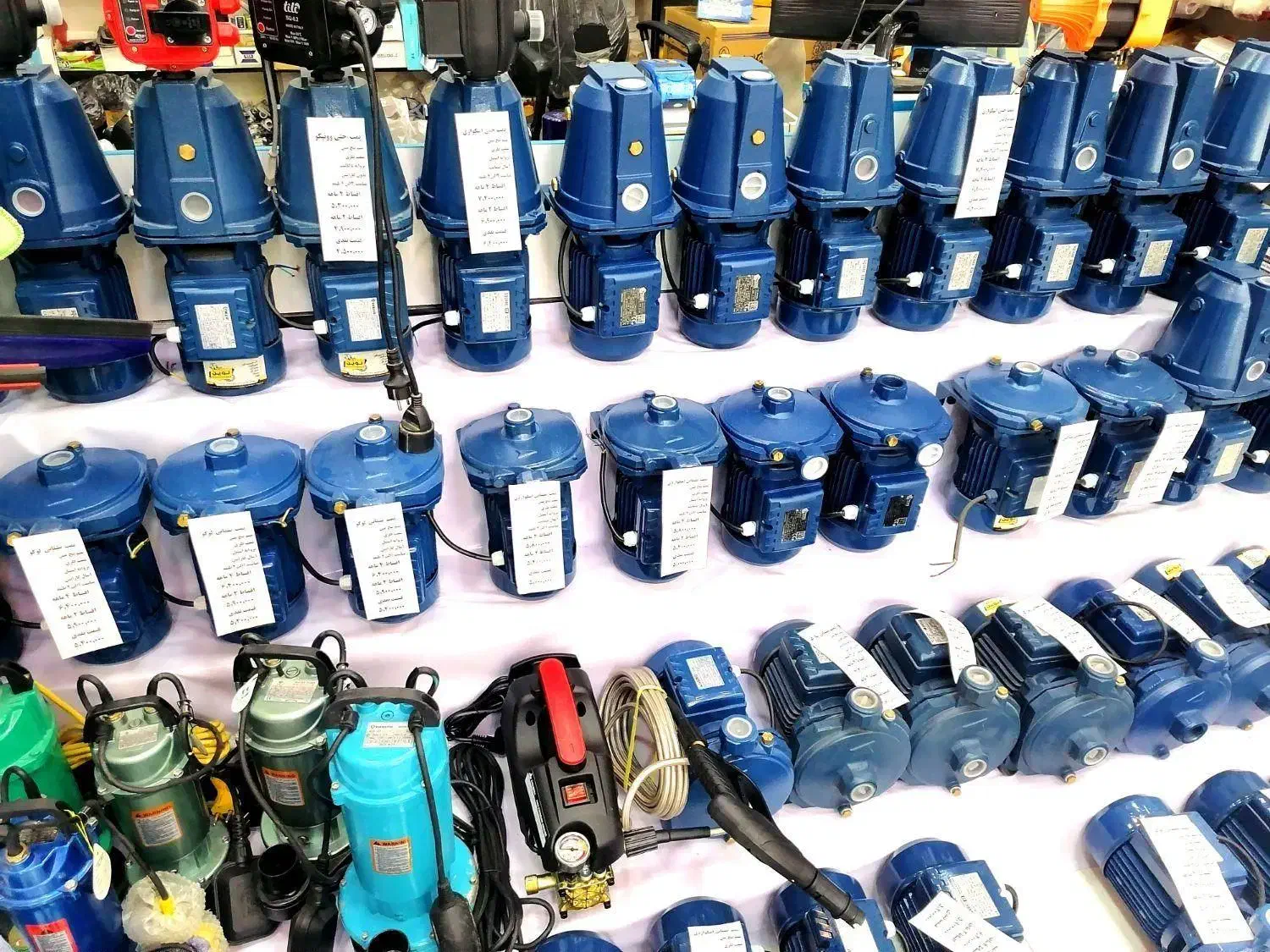 پمپ آب چکی دریل شارژی و برقی سشوار صنعتی برند جیتو|مصالح و تجهیزات ساختمان|قم, ولیعصر|دیوار