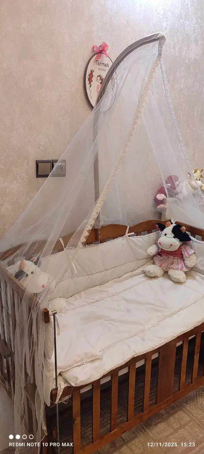 تخت نوزاد و کودک تا ۳سال|تخت و صندلی بچه|ری, فیروزآبادی|دیوار