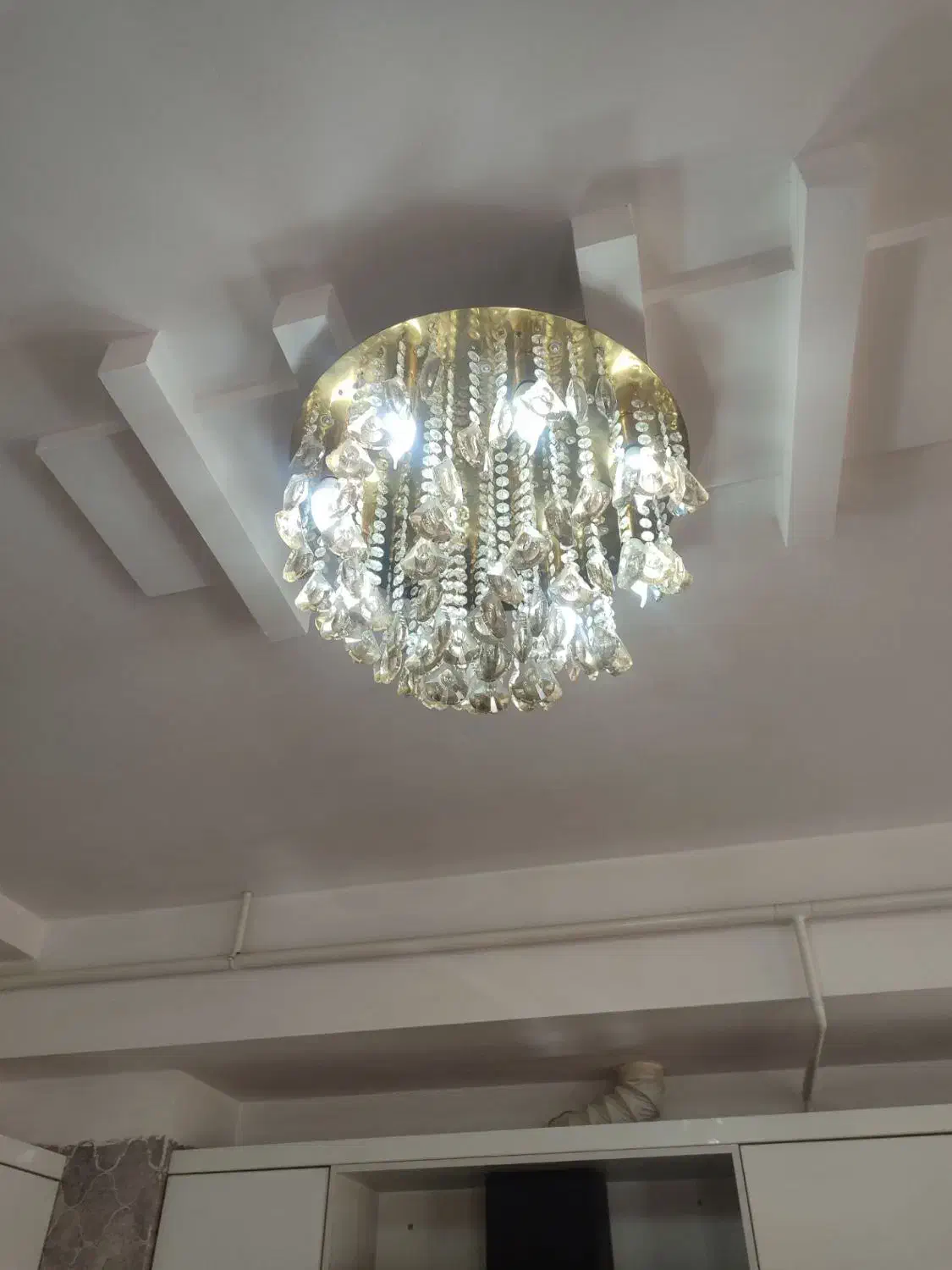 لوستر ۲مدل|لوستر و چراغ آویز|قروه, |دیوار