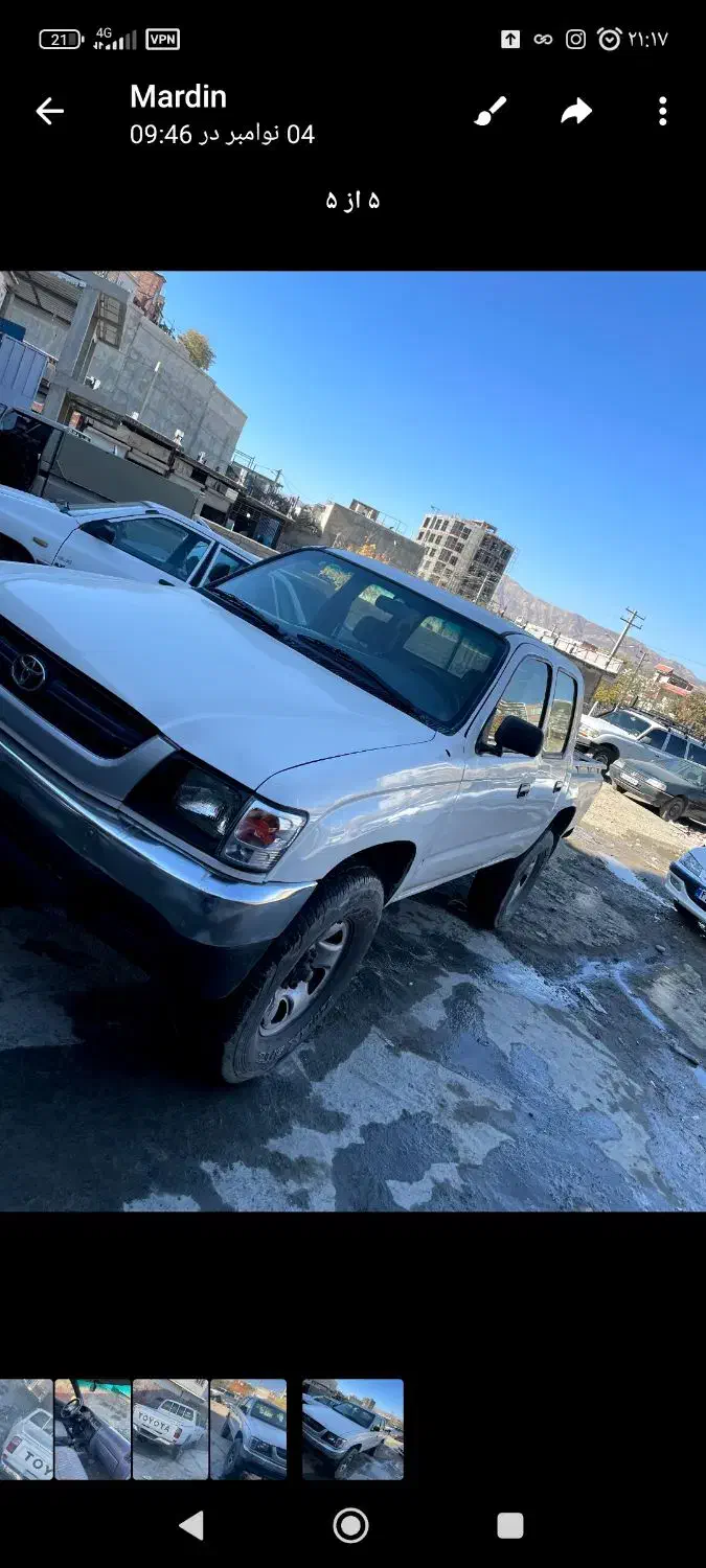 تویتاهایلوکس 2001|خودرو سواری و وانت|مریوان, |دیوار