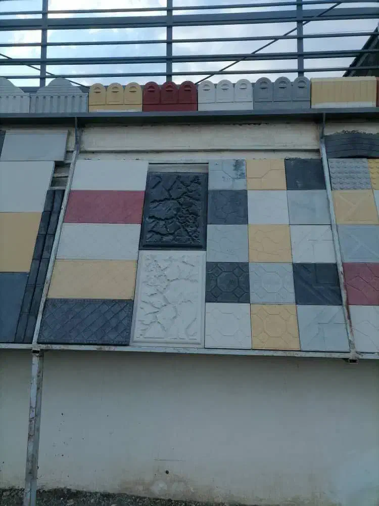 تولید موزاییک پلیمری سه سانت و جدول رنگی|عمدهفروشی|بلوک, |دیوار