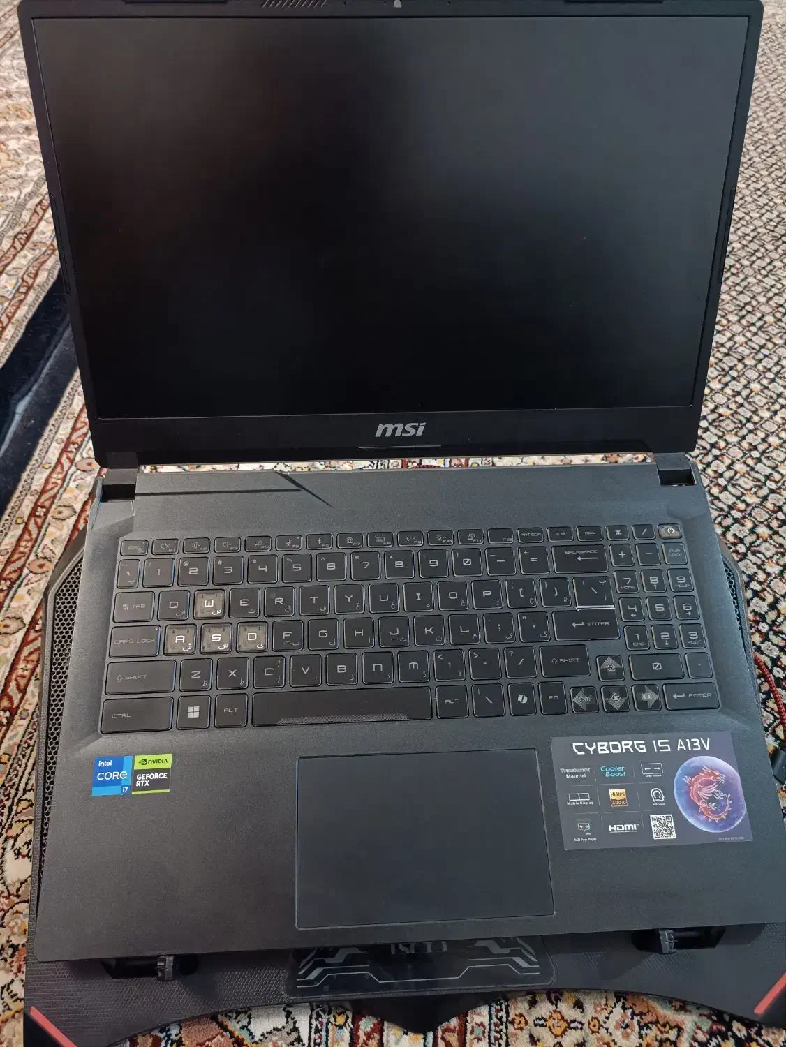 لپتاپ گرافیک دار گیمینگ msi cyborg 15 A13VE|رایانه همراه|اسلامشهر, شهرک مفیدی|دیوار