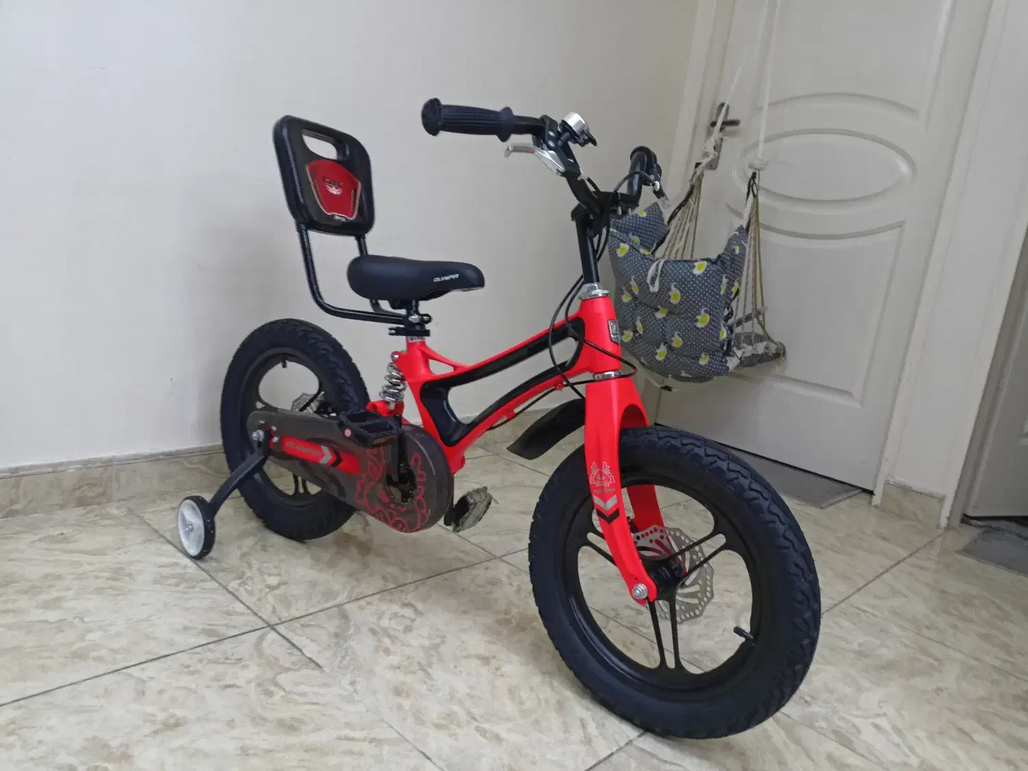 دوچرخه المپیا منیزیم دیسکی کمکفنردار سایز۱۶|دوچرخه، اسکیت، اسکوتر|تهران, باغ خزانه|دیوار