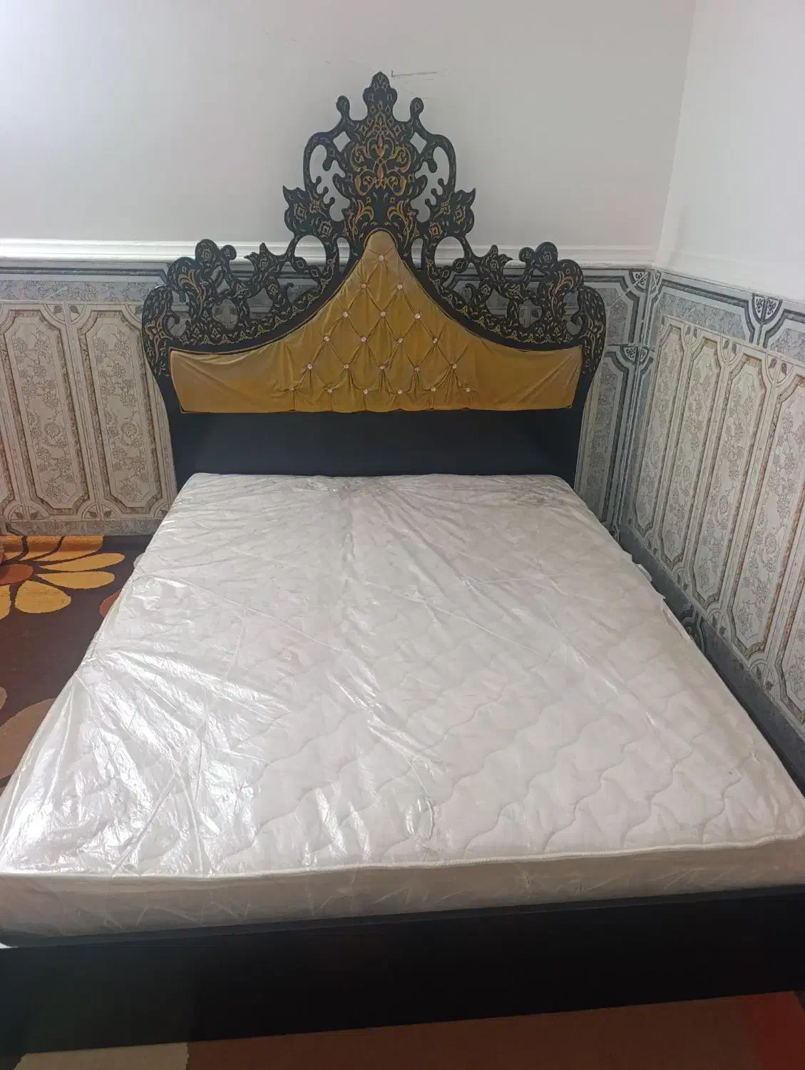تخت خواب سلطنتی|تخت و سرویس خواب|ایرانشهر, |دیوار