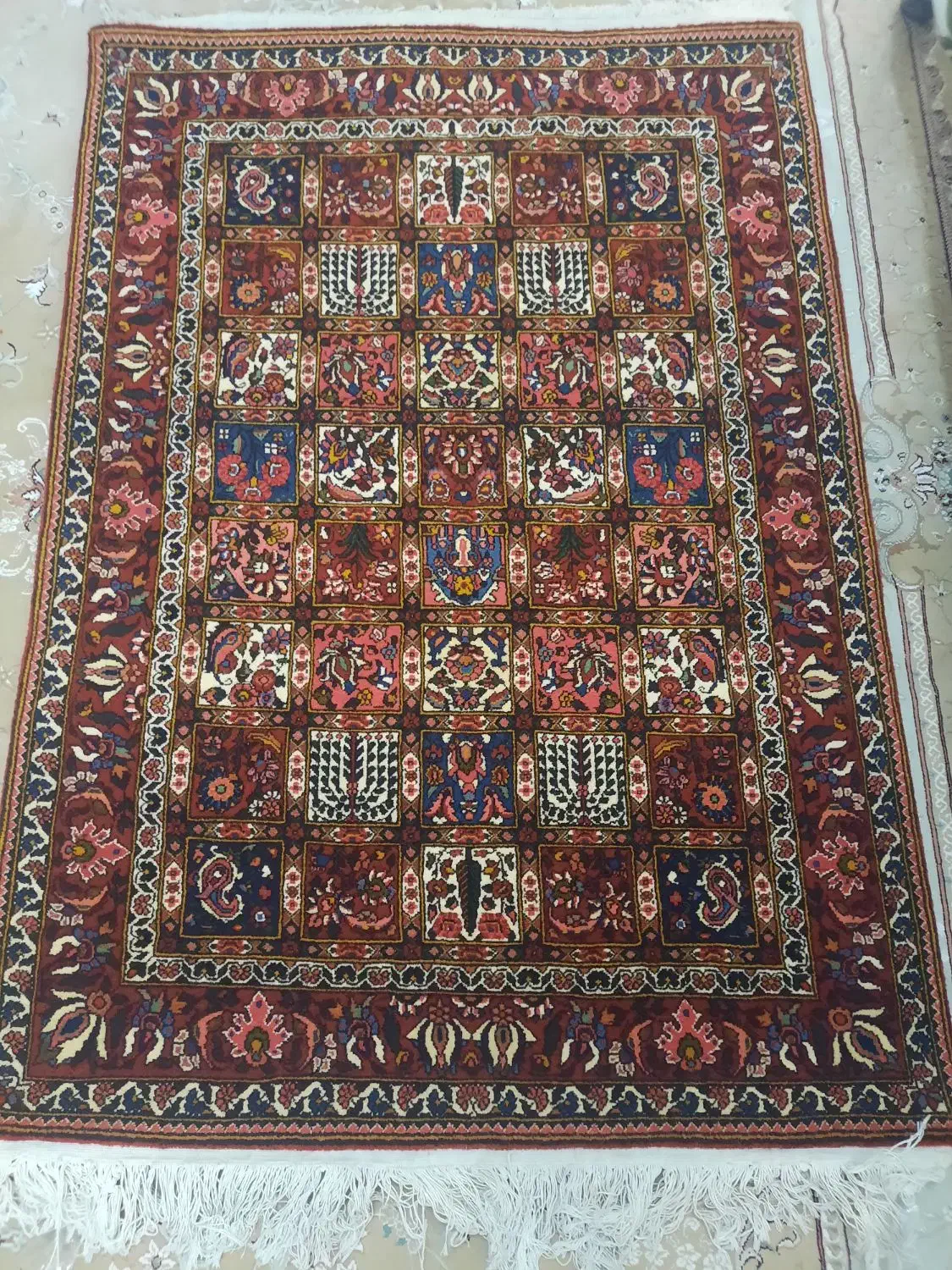 فرش دستباف چالشتر1×1.5|فرش|اصفهان, کوی ولی عصر|دیوار