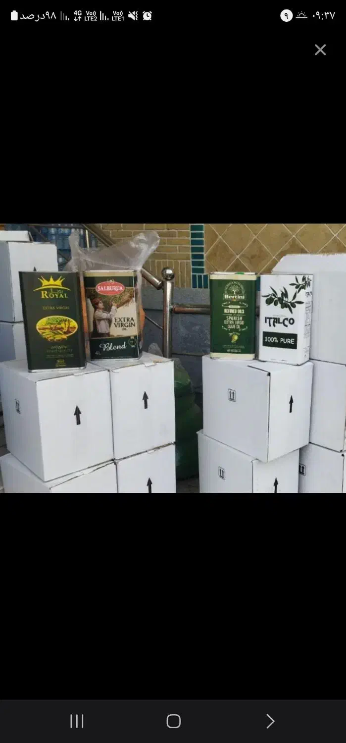 روغن زیتون بی بو ۴لیتری حلب|خوردنی و آشامیدنی|خمینیشهر, |دیوار