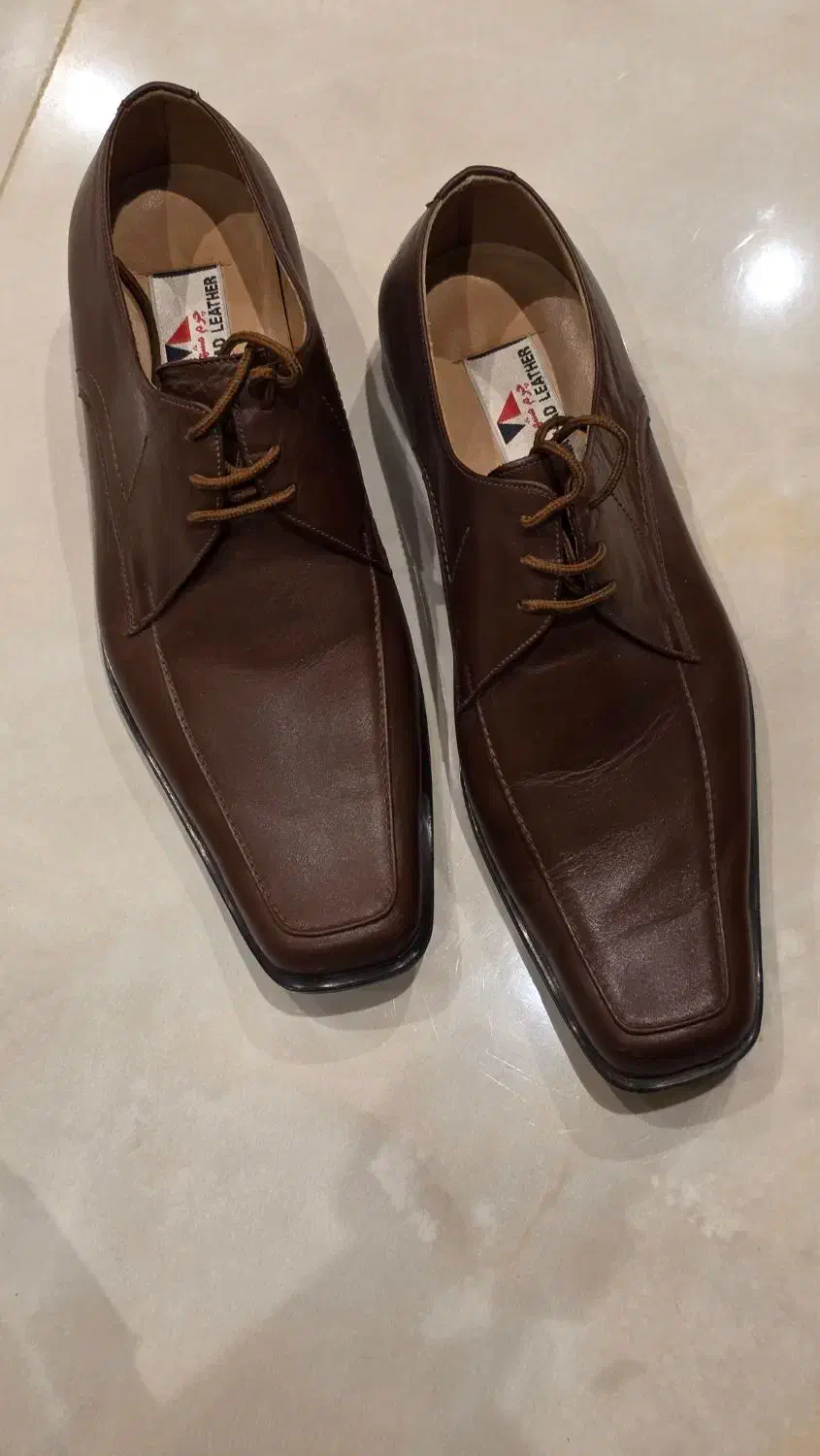 کفش مردانه چرم طبیعی از برند چرم مشهد|کیف، کفش، کمربند|اصفهان, باغ نگاره|دیوار