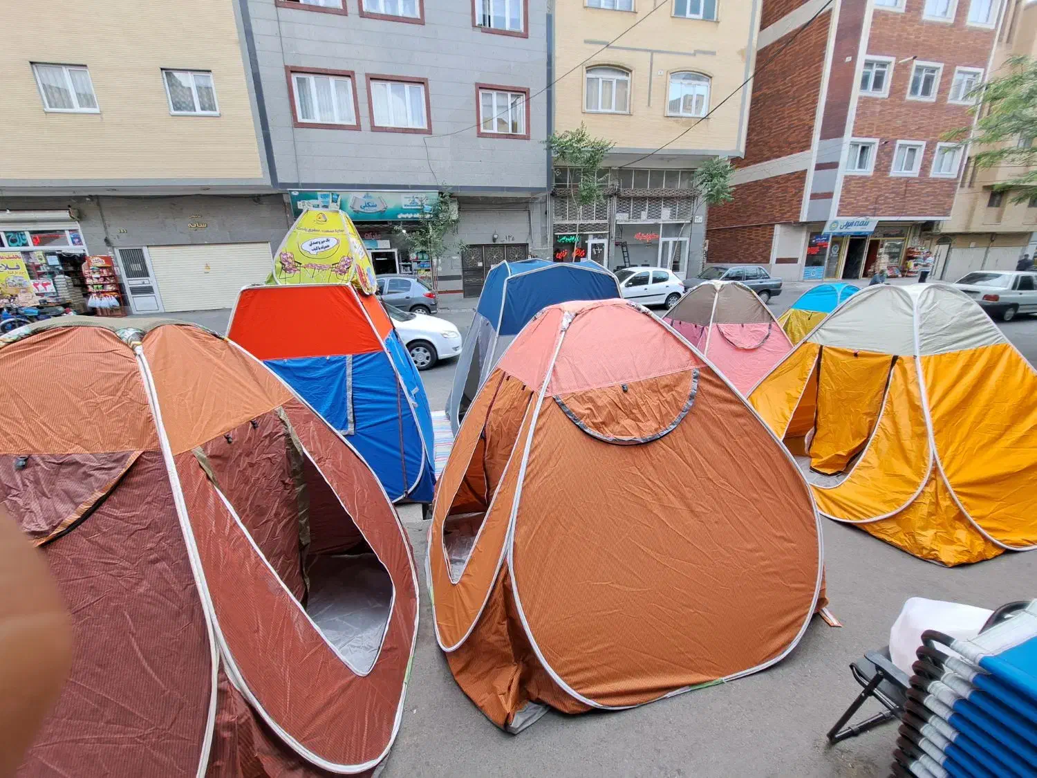 چادر 3پنجره مدل تخت 2025فول اتومات حرفه ای مسافرتی|کوهنوردی و کمپینگ|تبریز, |دیوار