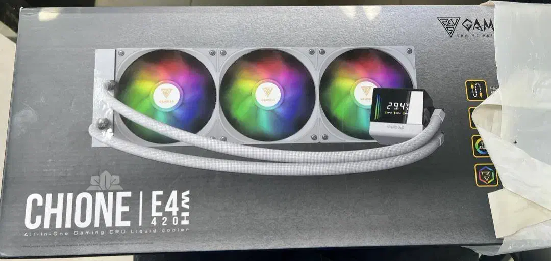 خنک کننده گیم دیاس - سفید - LIQUID CHIONE E4 420|قطعات و لوازم جانبی رایانه|تهران, میدان ولیعصر|دیوار