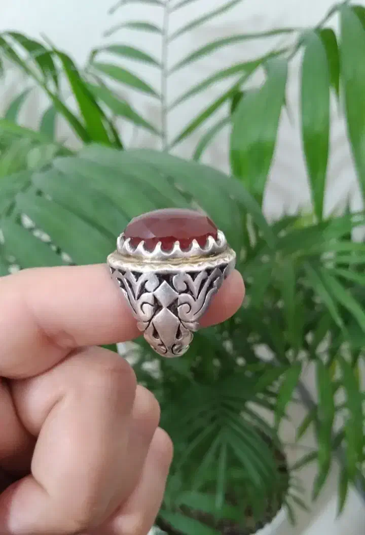 انگشتردستساز نقره عقیق یمن اصل(توضیحات)|جواهرات|ساری, |دیوار