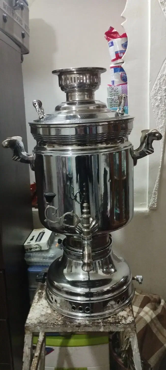 سماور گازی برنجی بیست لیتری|سماور، چای‌ساز، قهوه‌ساز|تهران, شمیران‌نو|دیوار