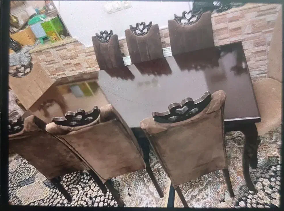 میز ناهارخوری|میز و صندلی غذاخوری|آباده, |دیوار