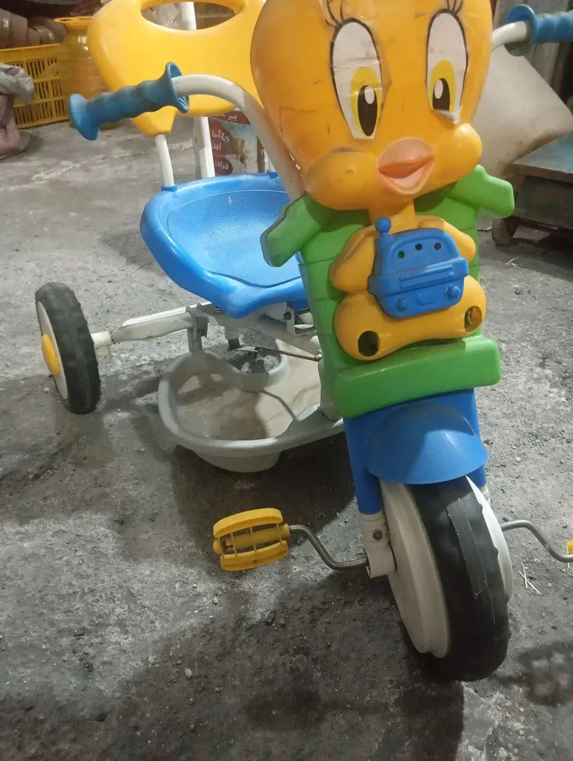 سه چرخه کودک صندلی فنر دار|دوچرخه، اسکیت، اسکوتر|تبریز, |دیوار