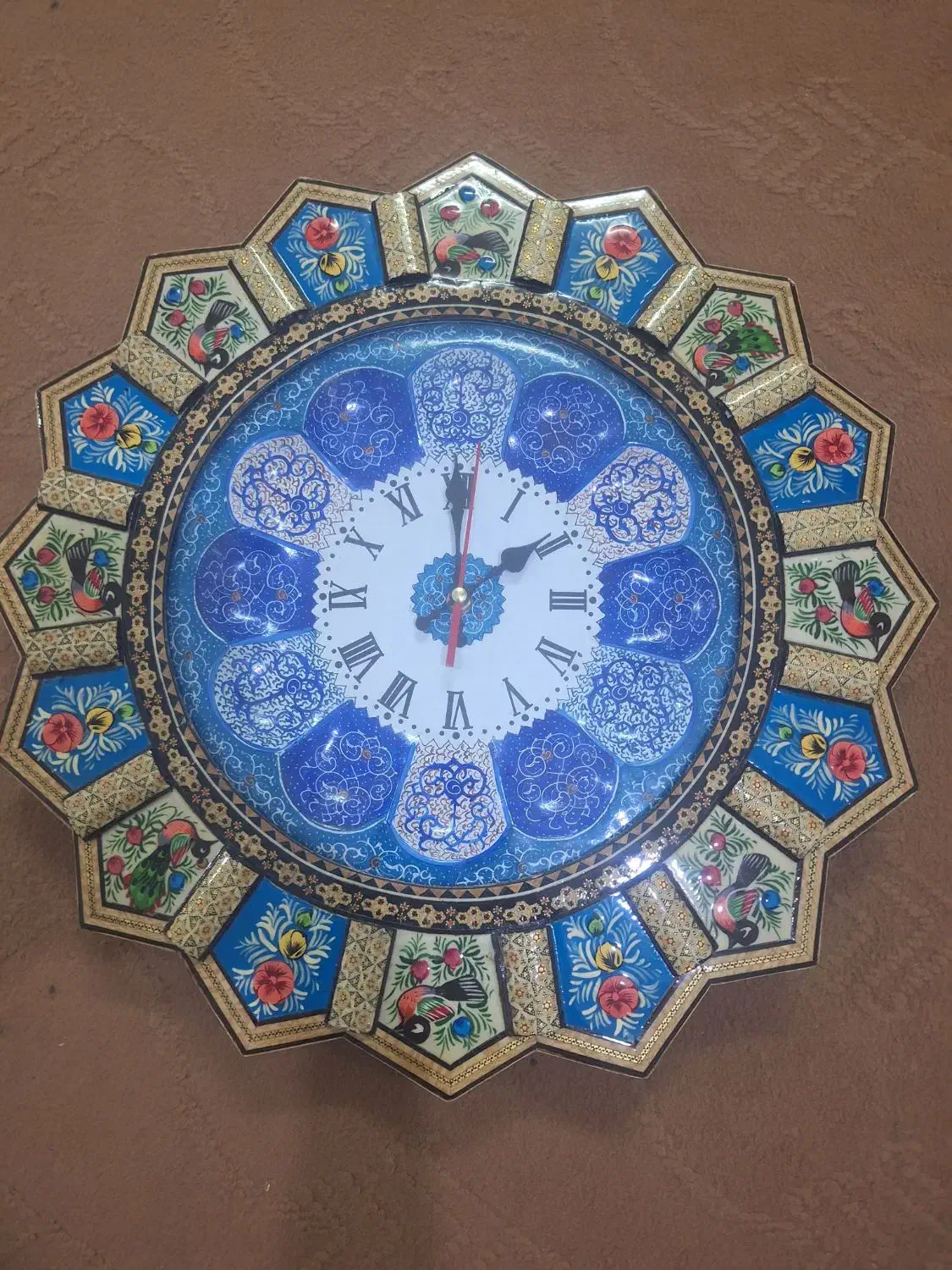 صنایع دستی میناکاری|ساعت دیواری و تزئینی|سبزوار, قصبه اب یمین|دیوار