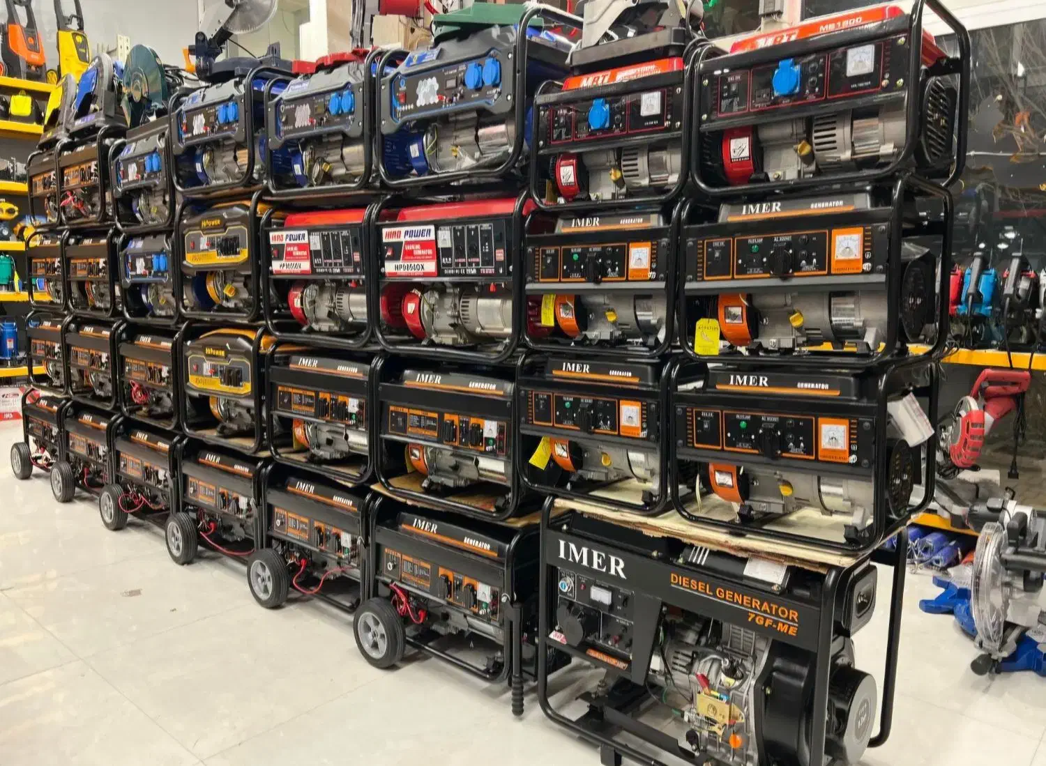 موتور برق ژنراتور 3.5 کیلووات استارتی باسکو اورج|ماشینآلات صنعتی|تهران, شهرک ولیعصر جنوبی|دیوار