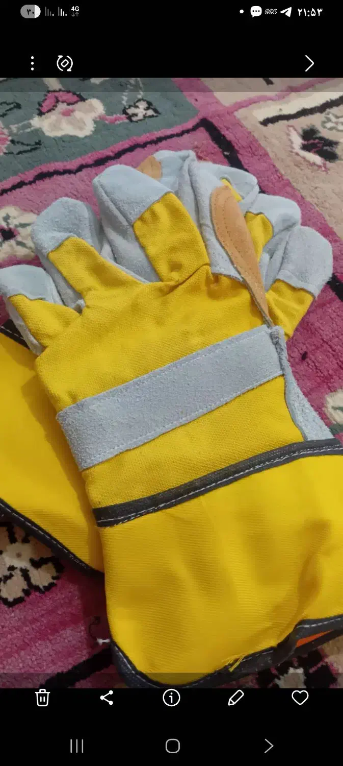 دستکش کارگری|ابزارآلات|امیدیه, |دیوار