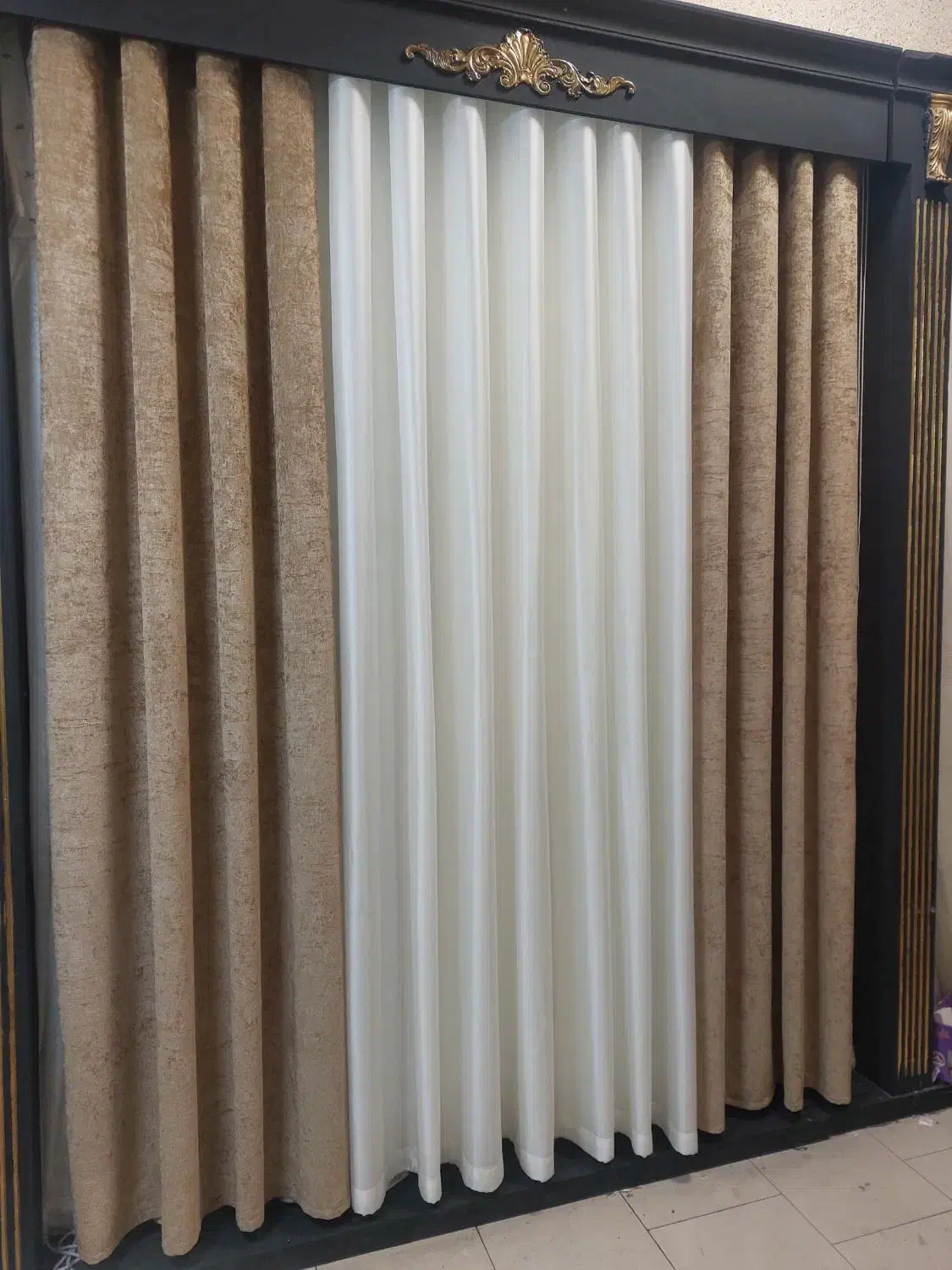 کرپ ابریشم ضخیم بدون نیاز ب آستر آماده|پرده، رانر، رومیزی|تهران, تهرانسر مرکزی|دیوار