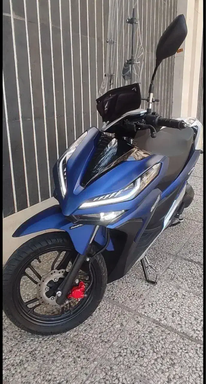 کلیک ۱۵۰ آبی درباری / مدارک آماده انتقال|موتورسیکلت|محمودآباد, |دیوار